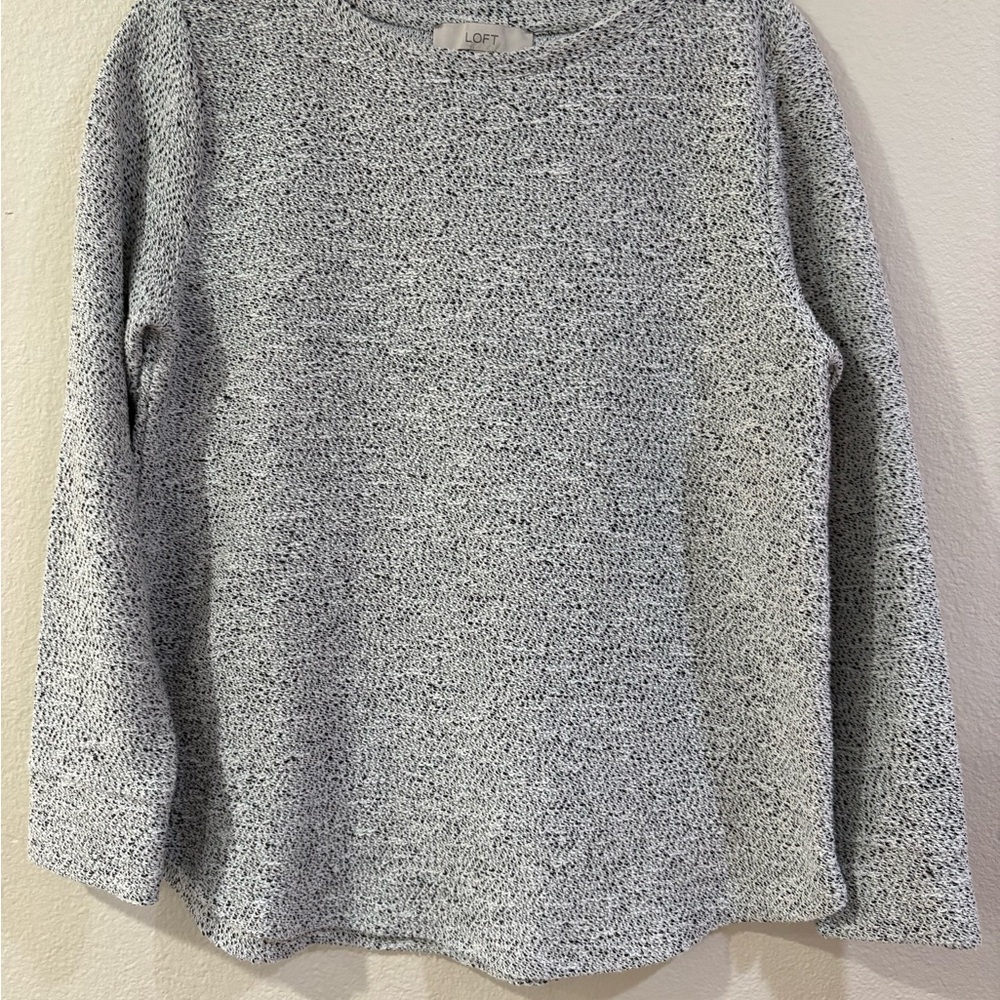 LOFT Black and White Top